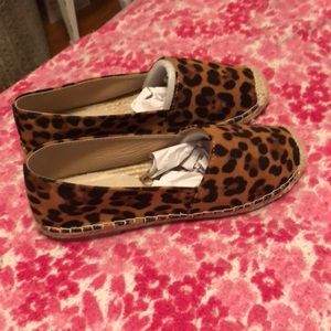 cheetah loafers